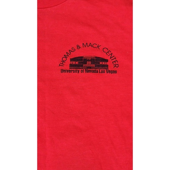Vtg Thomas & Mack Center UNLV Runnin' Rebels Single Stitch T-shirt - Picture 2 of 4